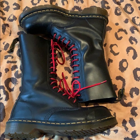 Dr Martens 94 Steel Toe Uk6 Euc Black 